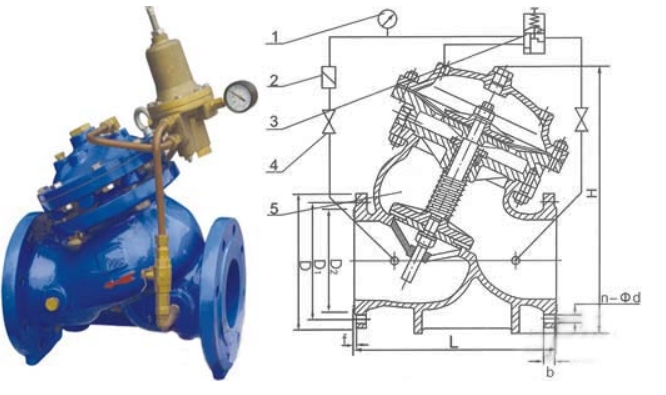 royal皇家88平台活塞式安全泄压阀AX742X结构图